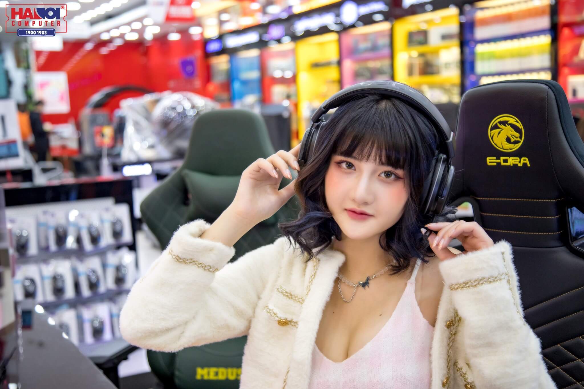 Tai nghe không dây Edra EH493W Wireless 2.4G 1