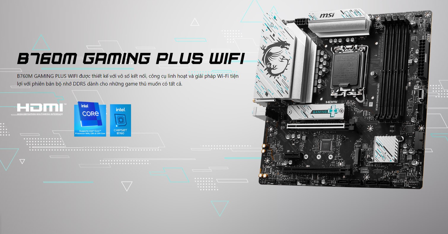 Mainboard MSI B760M GAMING PLUS WIFI 