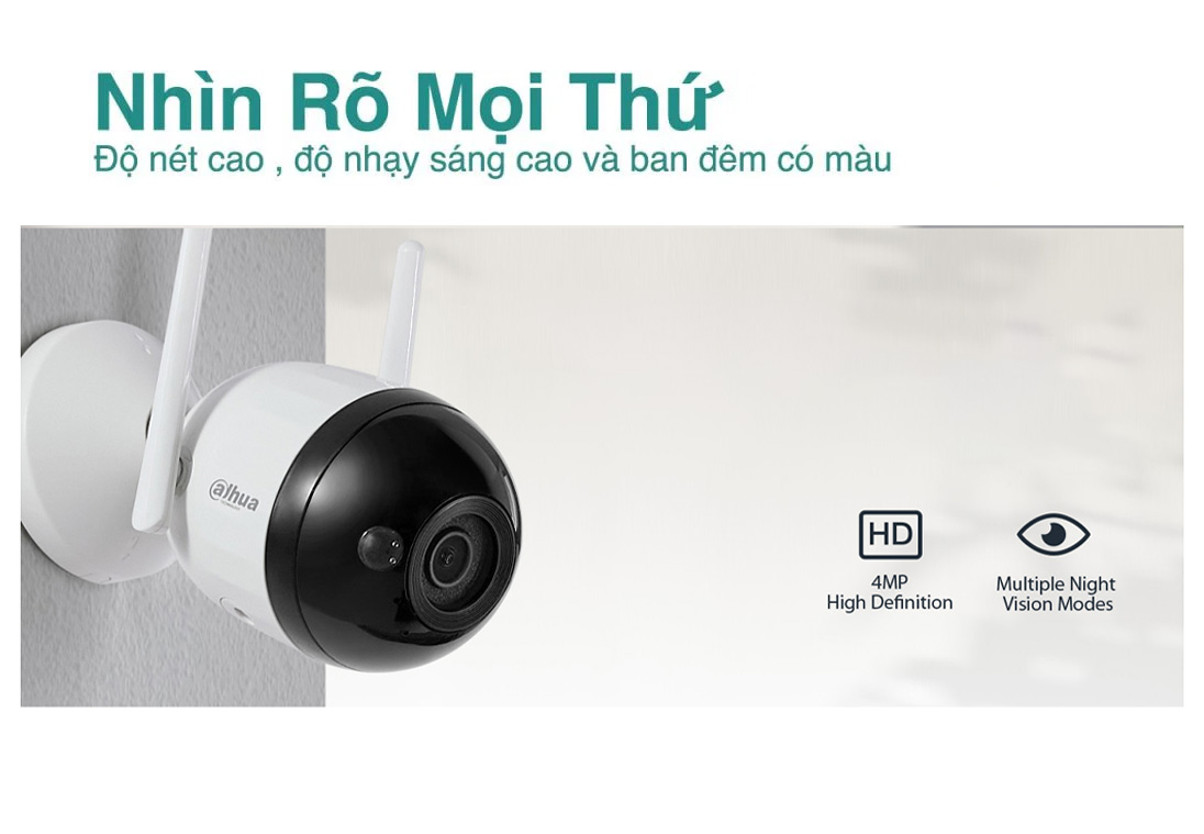 Camera Dahua DH-F2C-PV Quan sát r&otilde; nét