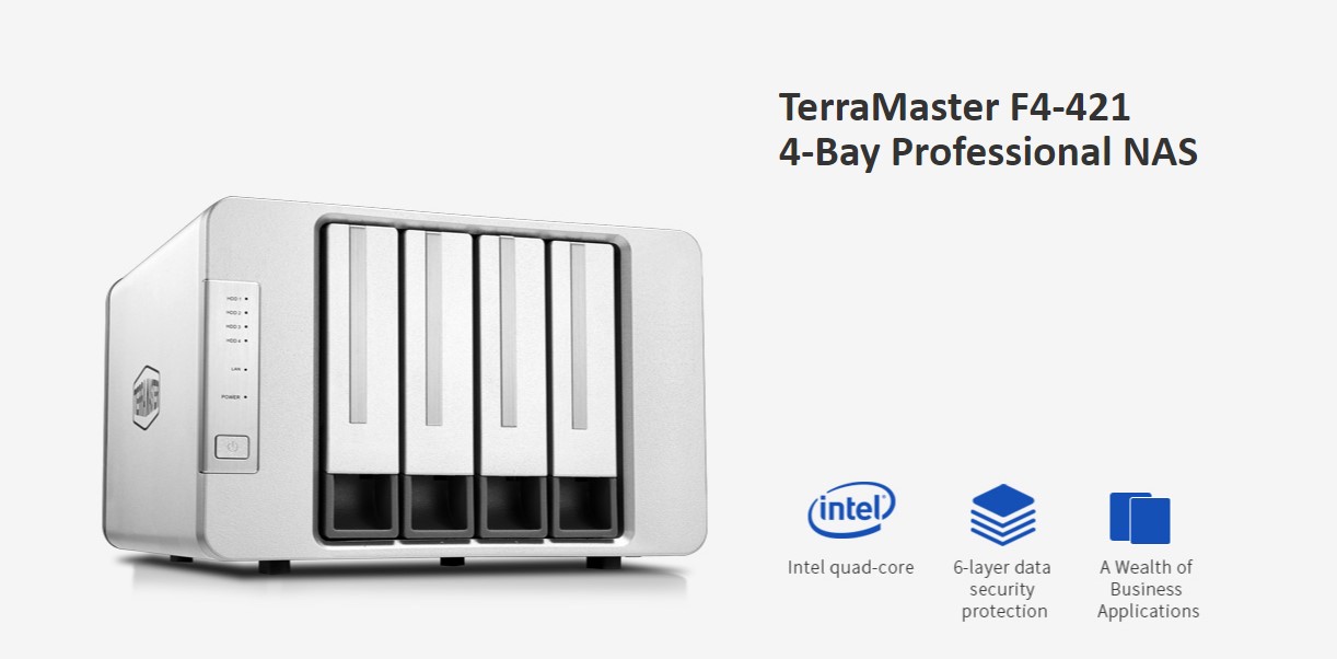Thiết bị lưu trữ mạng TerraMaster F4-421