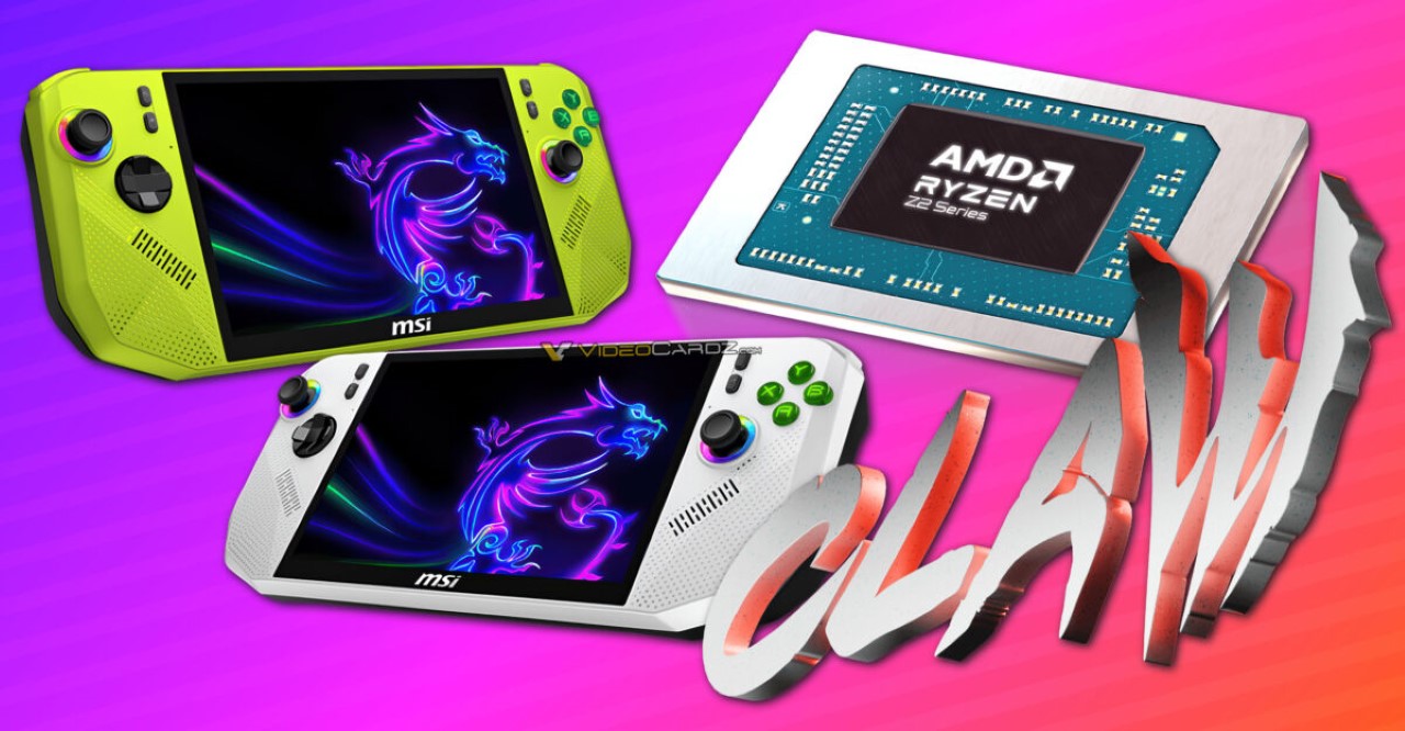 MSI Claw A8 với Ryzen Z2 Extreme