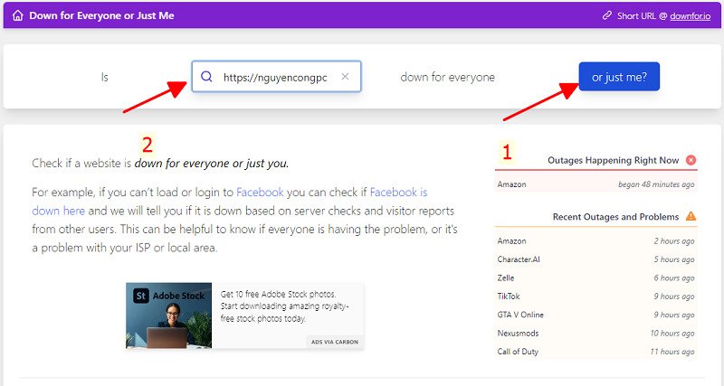 Kiểm tra lỗi err_connetion_refused