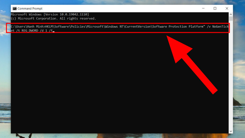 Sử dụng Registry Editor để fix lỗi your windows license will expire soon 5