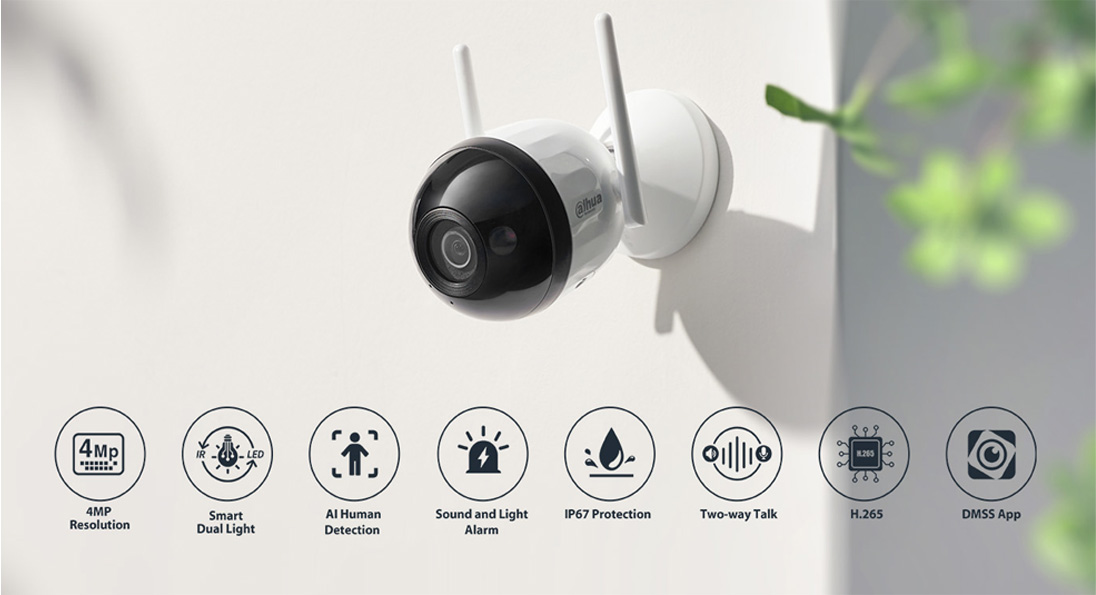 Camera Dahua DH-F4C-LED Tập trung vào đối tượng, giảm chi phí nhân công