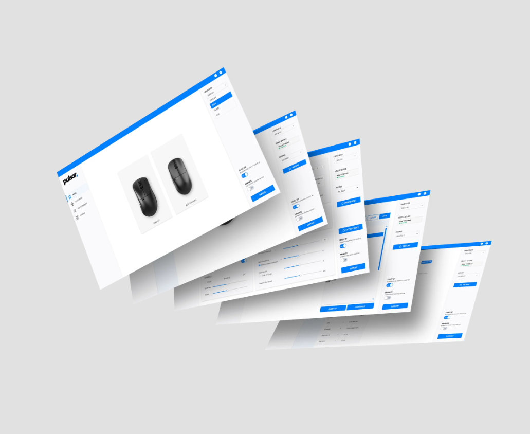 Chuột Pulsar không dây X2A V3 Size 2 White 10