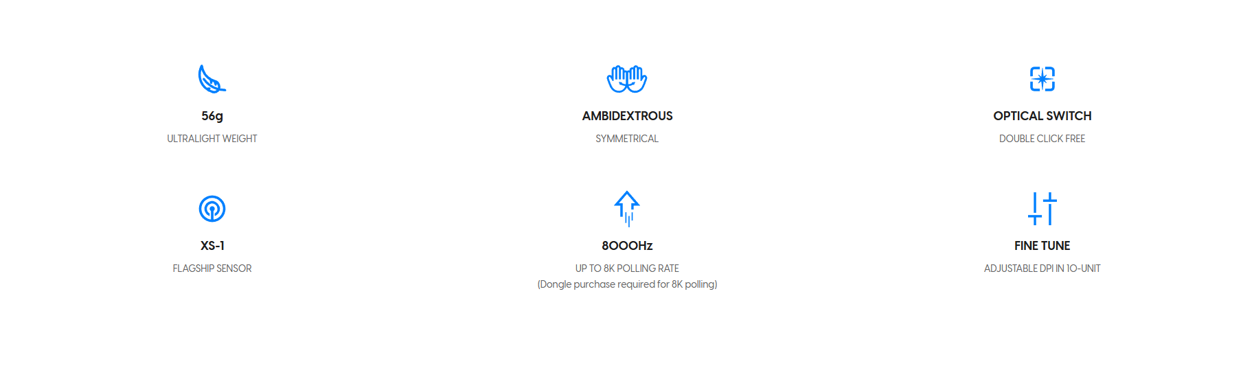 Chuột Pulsar không dây X2A V3 Size 2 White 2