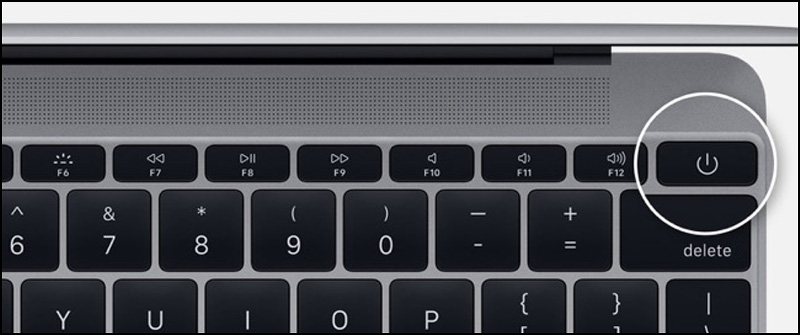 Nhấn và giữ nút nguồn 