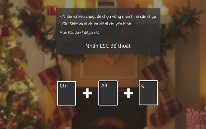 C&aacute;ch chụp m&agrave;n h&igrave;nh m&aacute;y t&iacute;nh PC bằng tổ hợp ph&iacute;m Ctrl + Alt +S