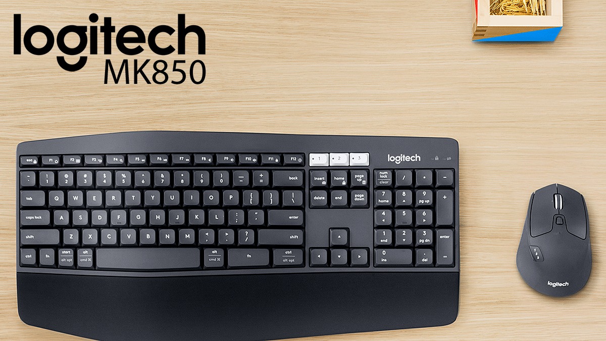 Bộ bàn phím chuột không dây Logitech MK850 1