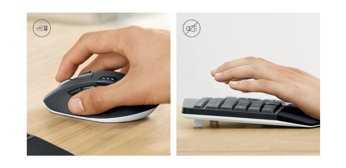 Bộ bàn phím chuột không dây Logitech MK850 3