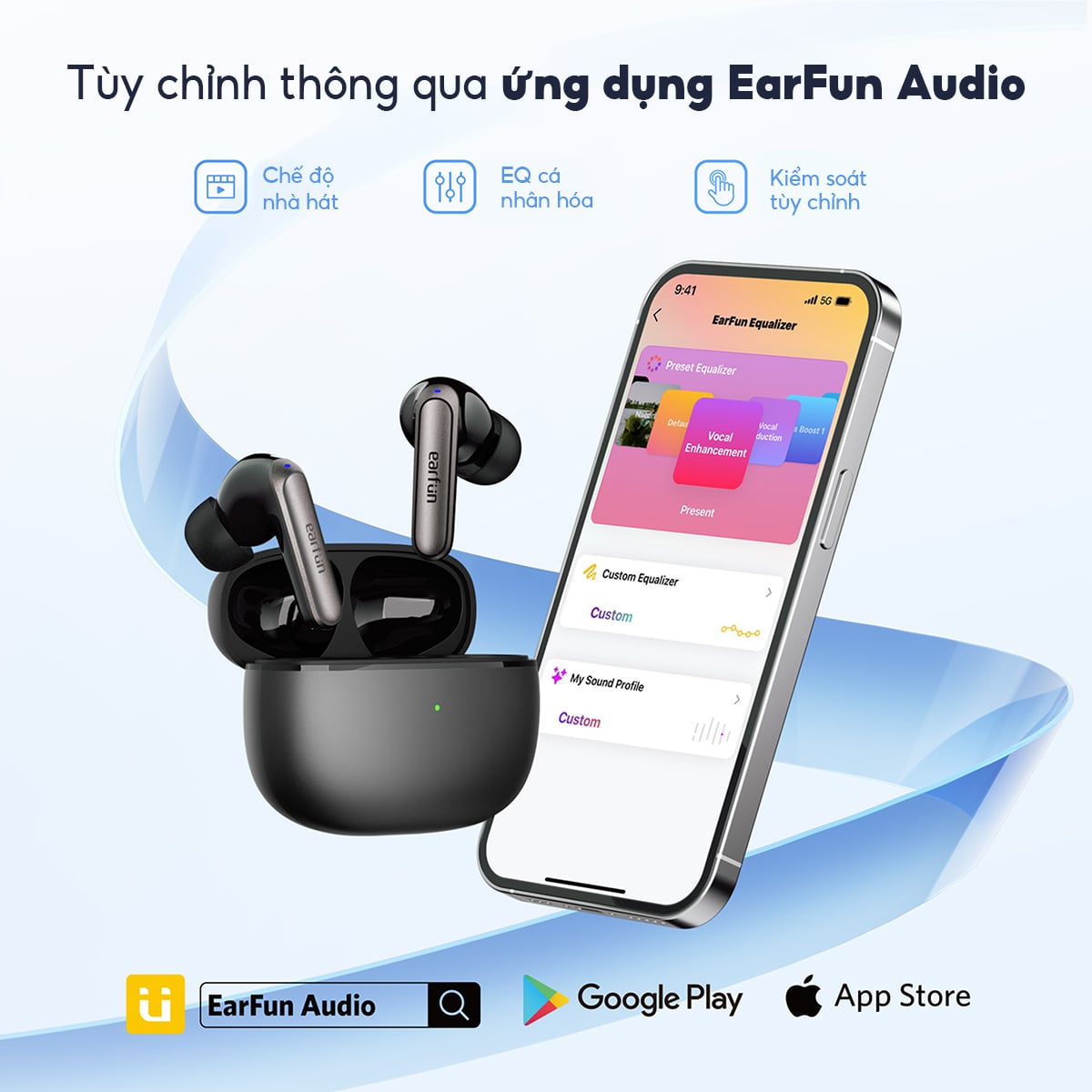 Tai nghe Bluetooth True Wireless EarFun Air 2 NC 5