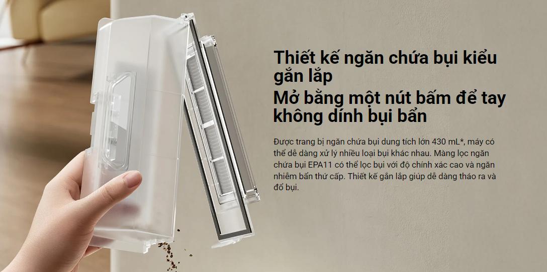 Robot hút bụi lau nhà Xiaomi Vacuum X20