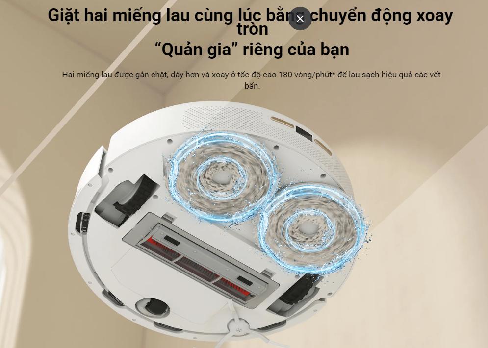Robot hút bụi lau nhà Xiaomi Vacuum X20
