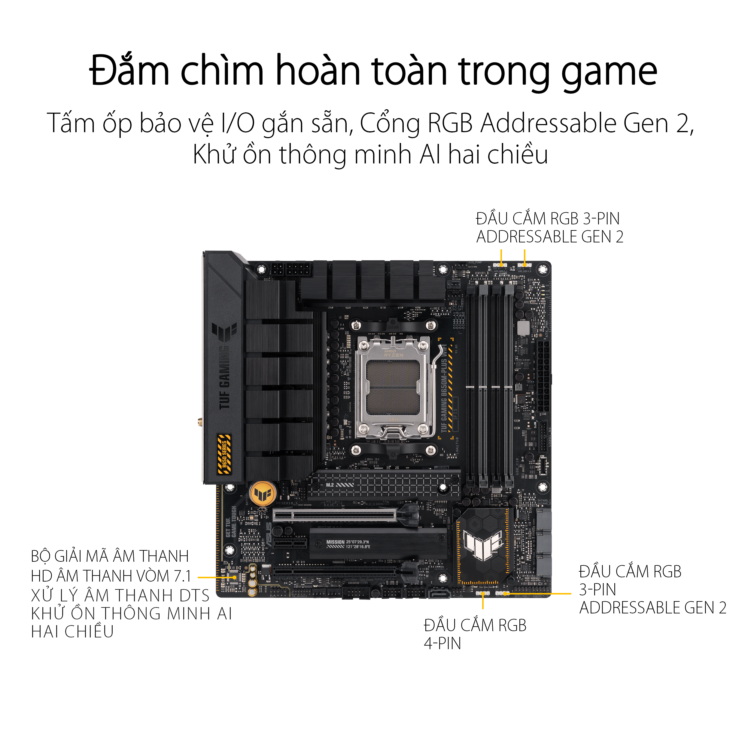 Mainboard ASUS TUF GAMING B650M-PLUS WIFI