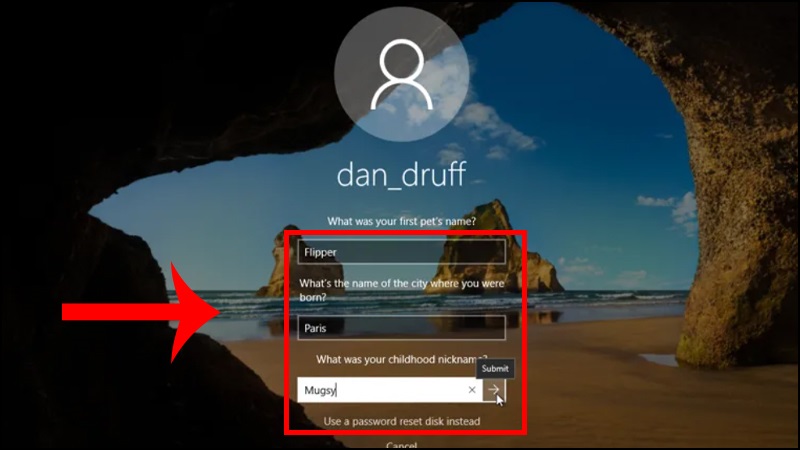 reset laptop khi qu&ecirc;n pass dễ d&agrave;ng