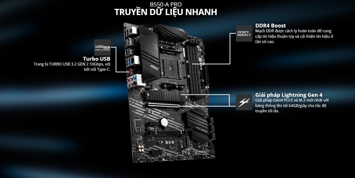 Mainboard MSI B550-A PRO