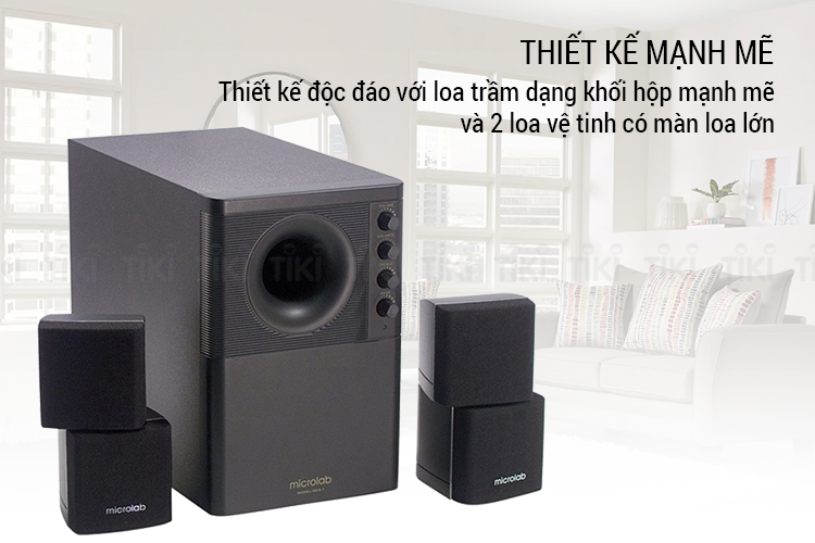 Loa Microlab X2 - 2.1 - hacom 1
