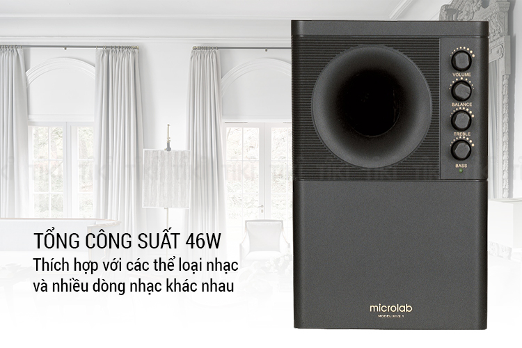 Loa Microlab X2 - 2.1 1 - hacom 2