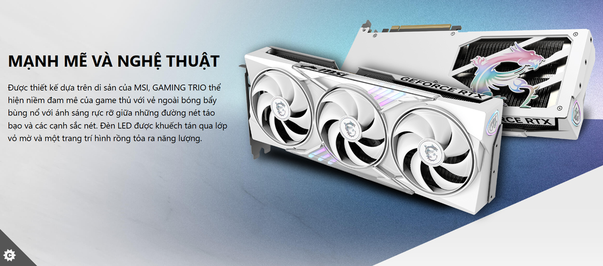 Thiết Kế WHITE GAMING TRIO - Đẳng Cấp Và Thẩm Mỹ