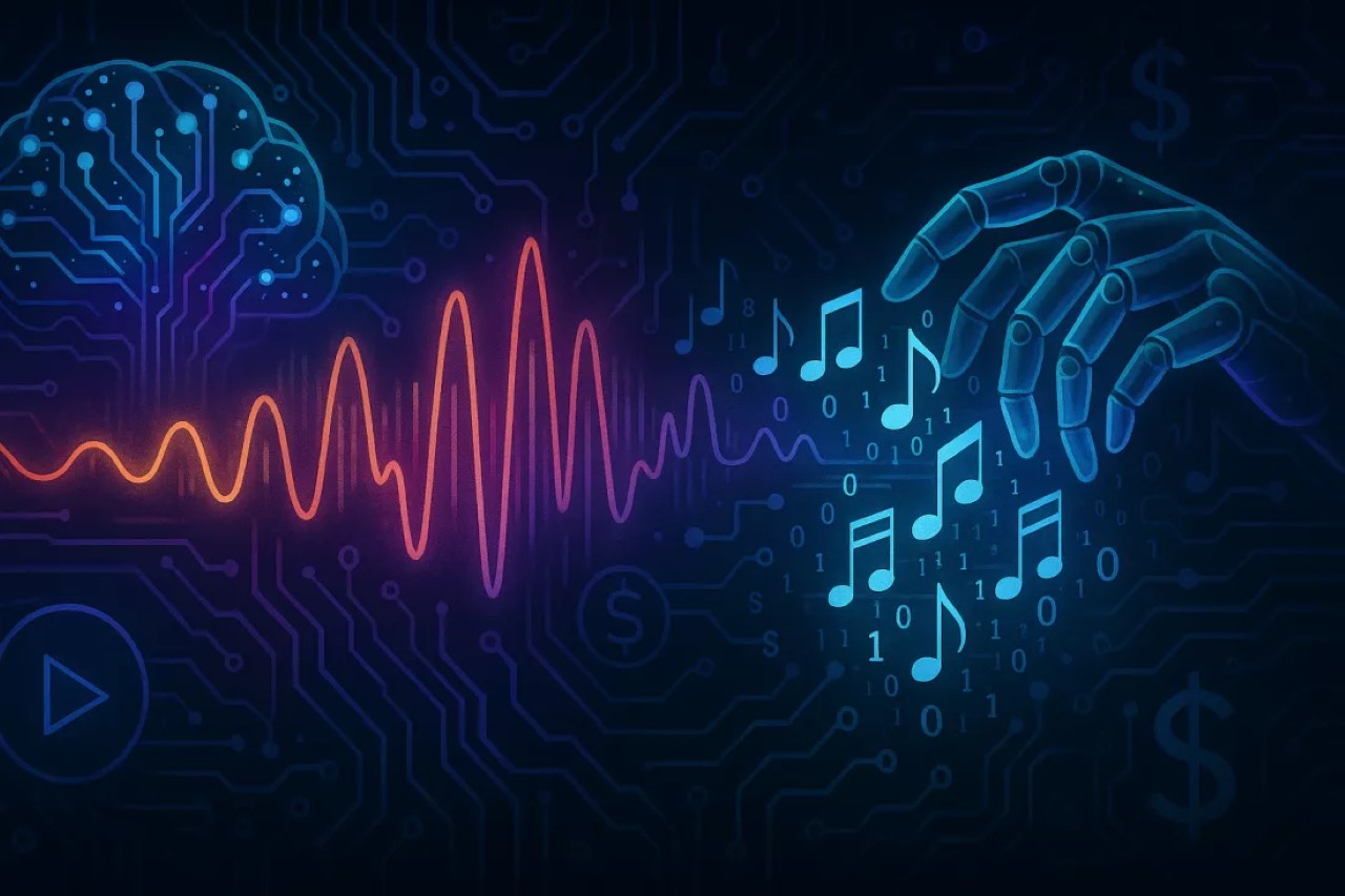 70% nhạc phát trực tuyến là AI giả mạo