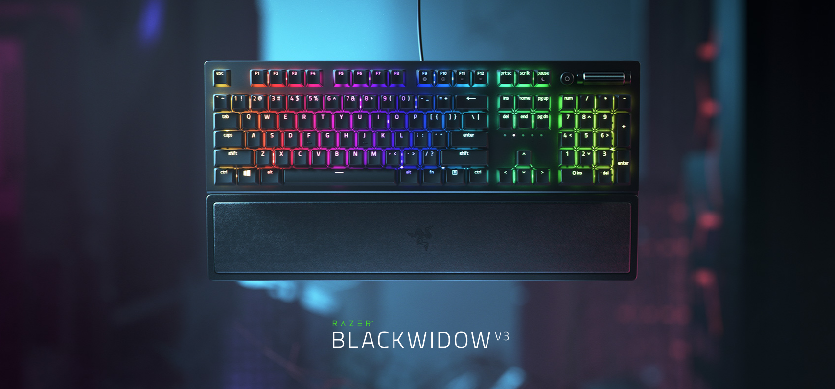 Bàn phím Razer BlackWidow V3 (USB/Green switch) (RZ03-03540100-R3M1) 1