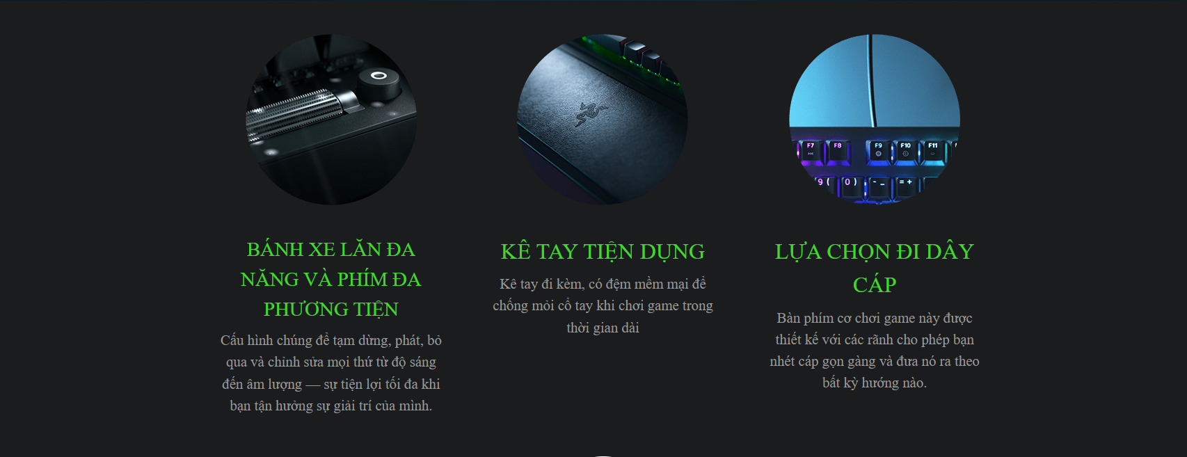 Bàn phím Razer BlackWidow V3 (USB/Green switch) (RZ03-03540100-R3M1) 6