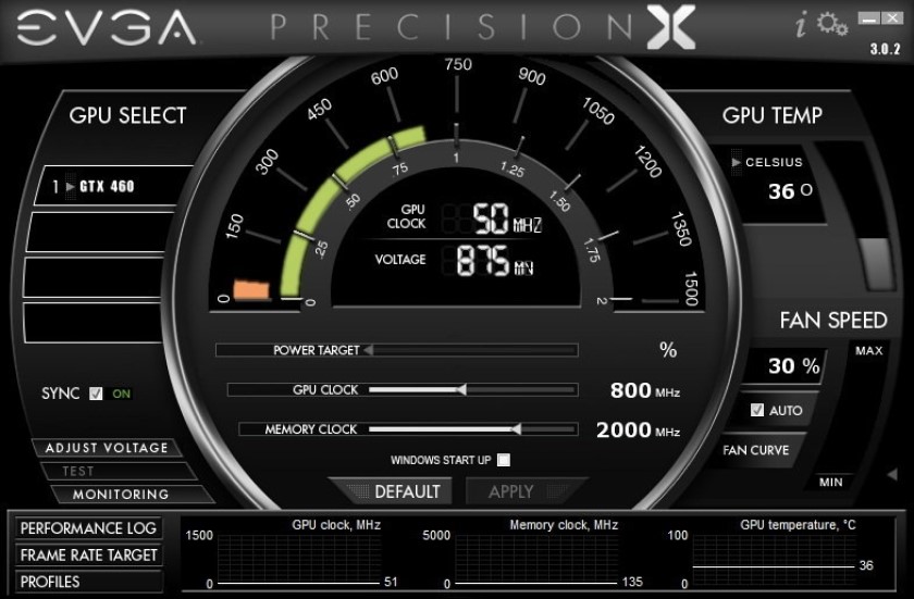 Test nguồn m&aacute;y t&iacute;nh bằng EVGA Precision X