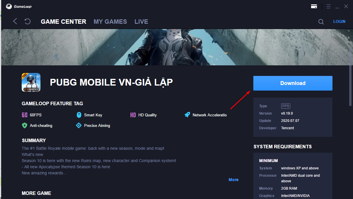 tải game PUBG mobile