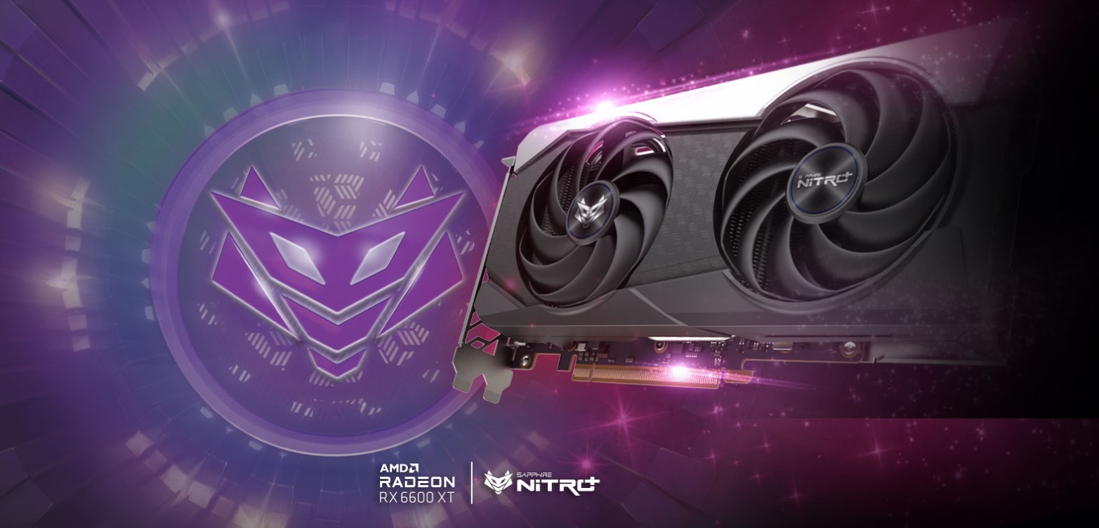 Card màn hình SAPPHIRE NITRO+ Radeon RX 6600 XT GAMING OC 8GB