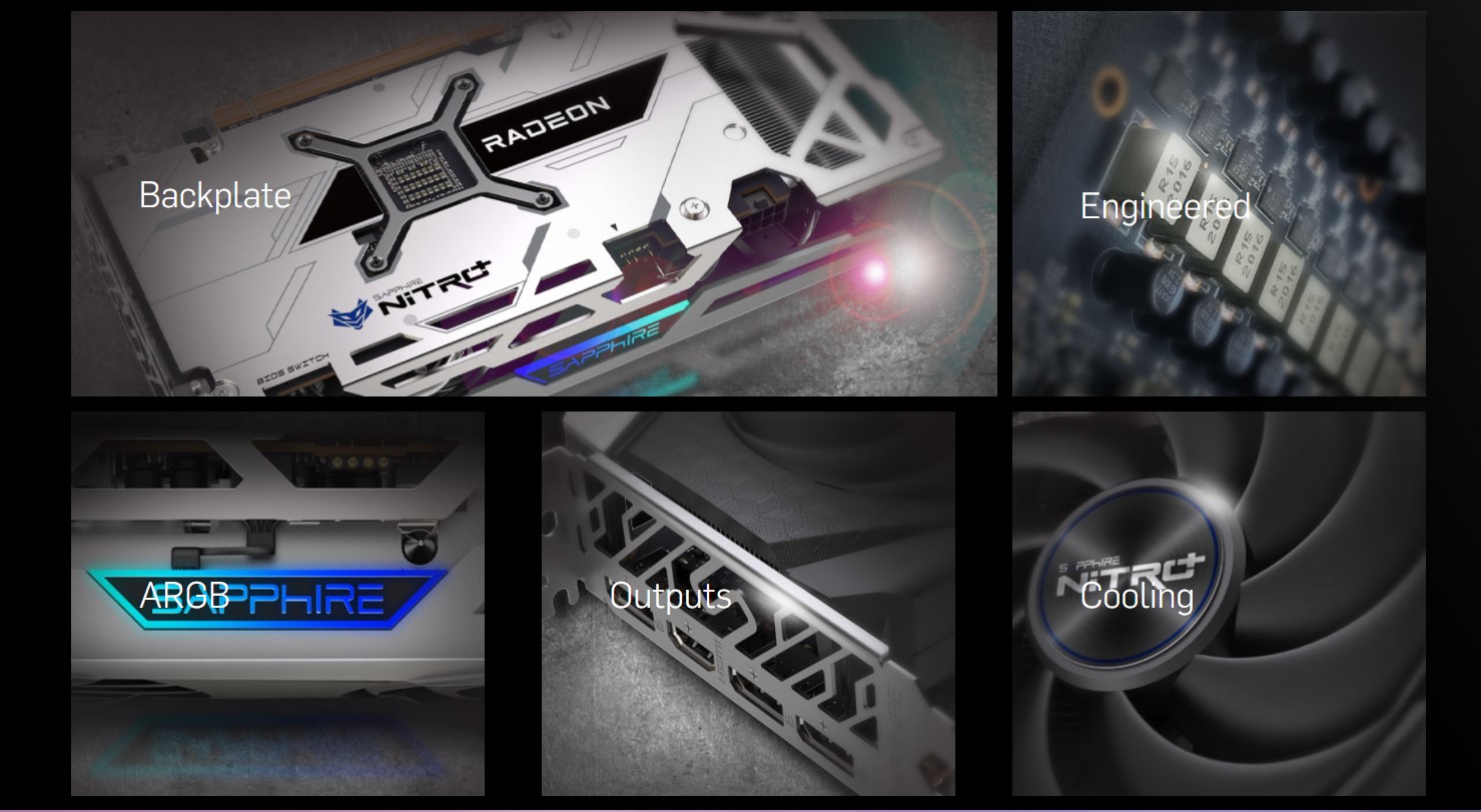 Card màn hình SAPPHIRE NITRO+ Radeon RX 6600 XT GAMING OC 8GB