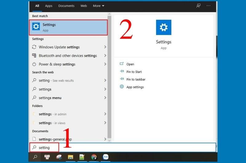 cách chỉnh tần số quét màn hình win 10 bước 1