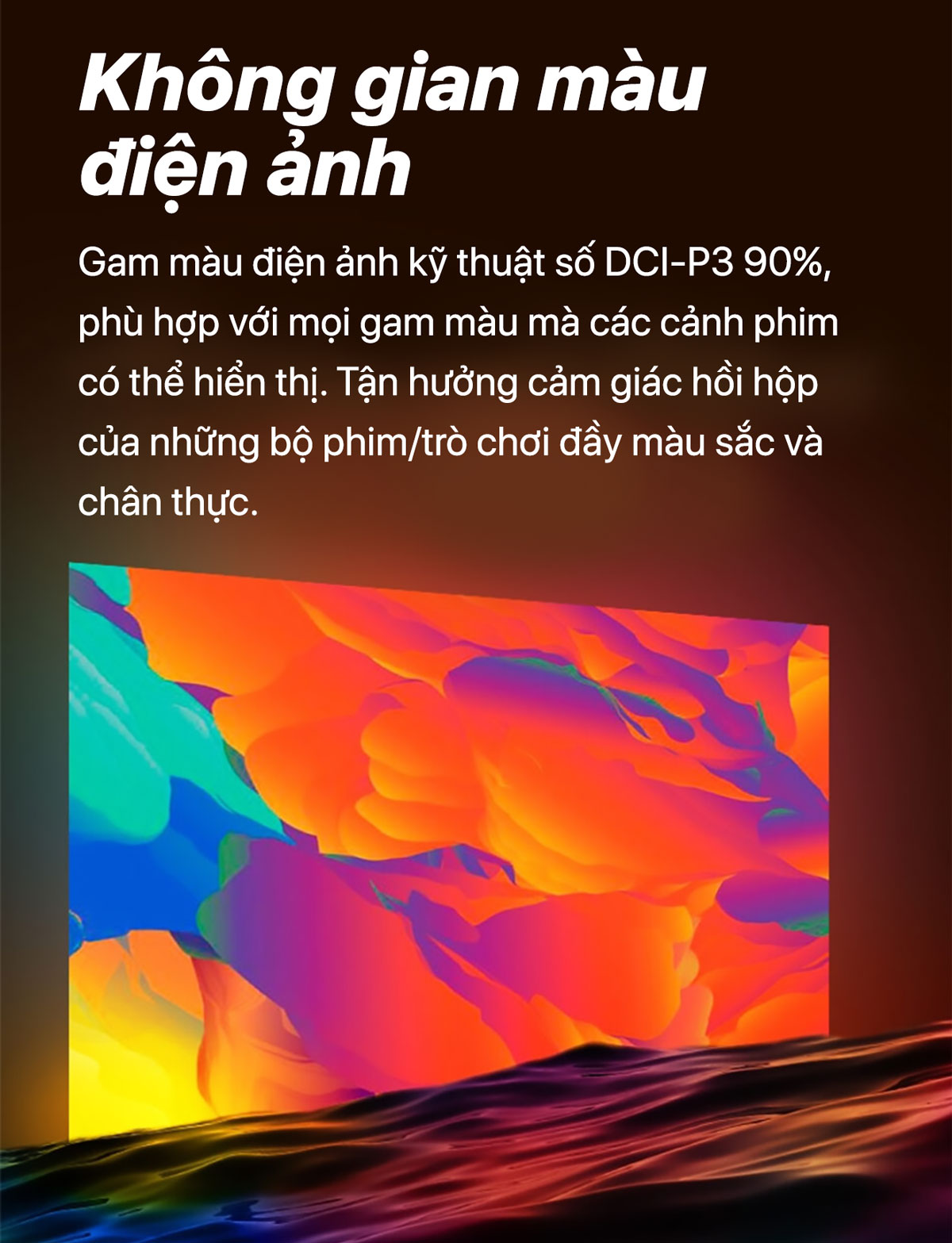 MG27S9QS sử dụng tấm nền IPS với khả năng hiển thị 16.7 triệu màu và độ phủ màu 90% DCI-P3, mang lại màu sắc sống động