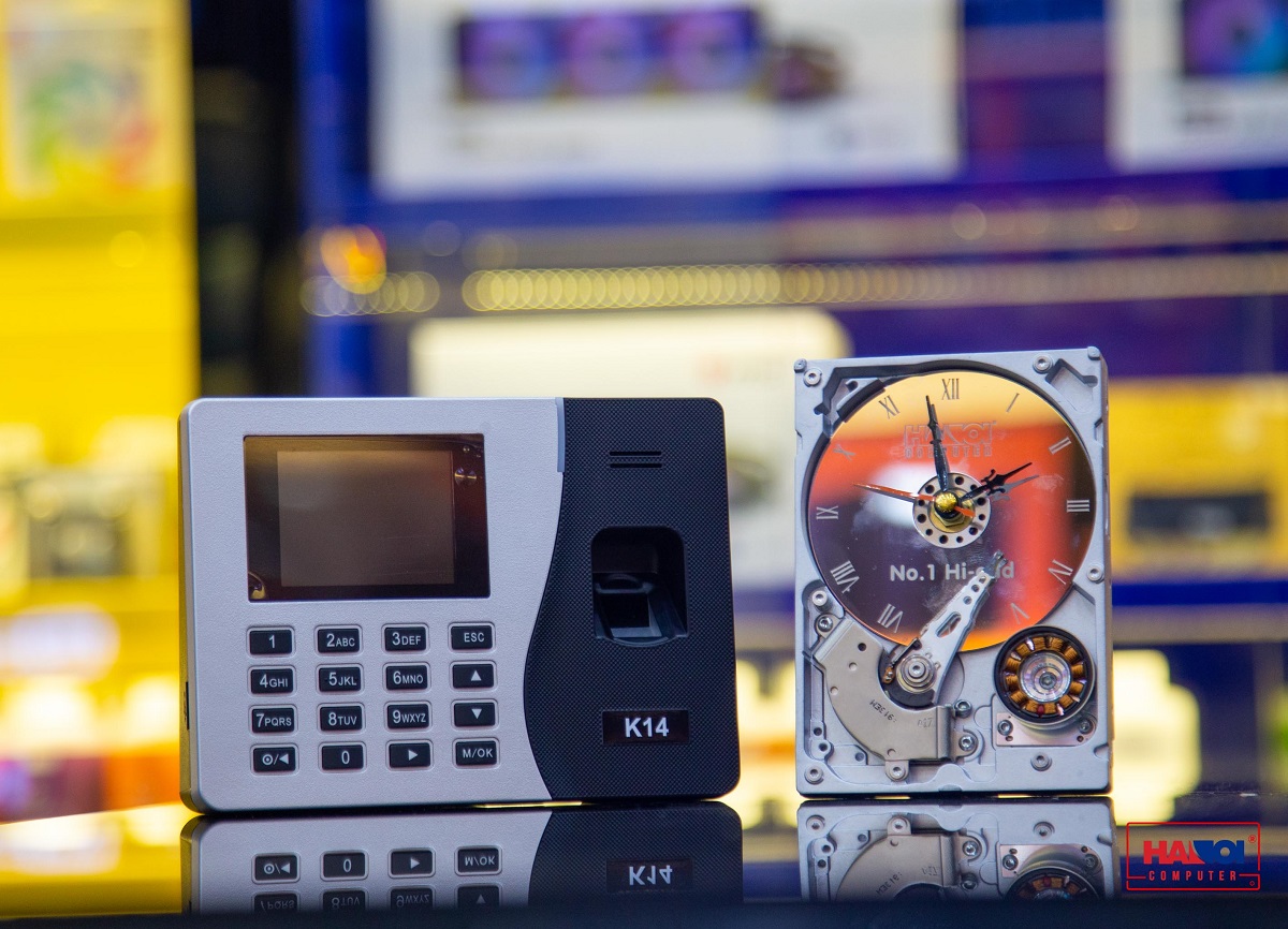 Mô tả sản phẩm Máy chấm công vân tay Zkteco K14