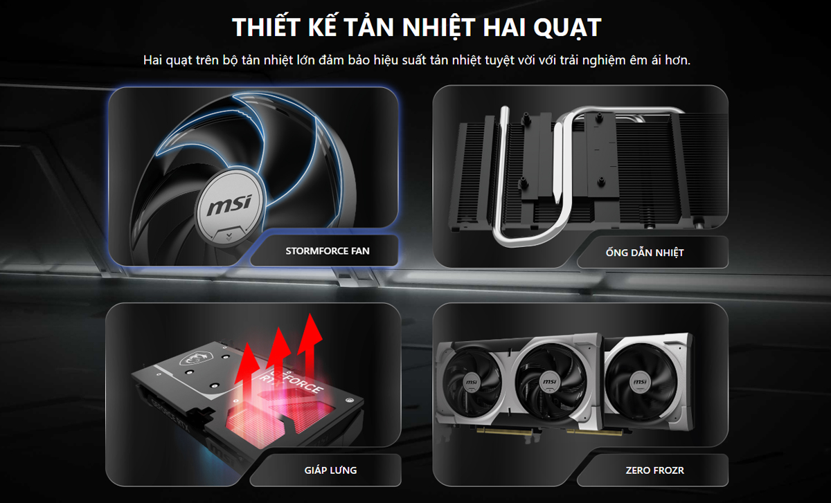 VGA  MSI RTX 5060 Ti 16G VENTUS 2X PLUS 