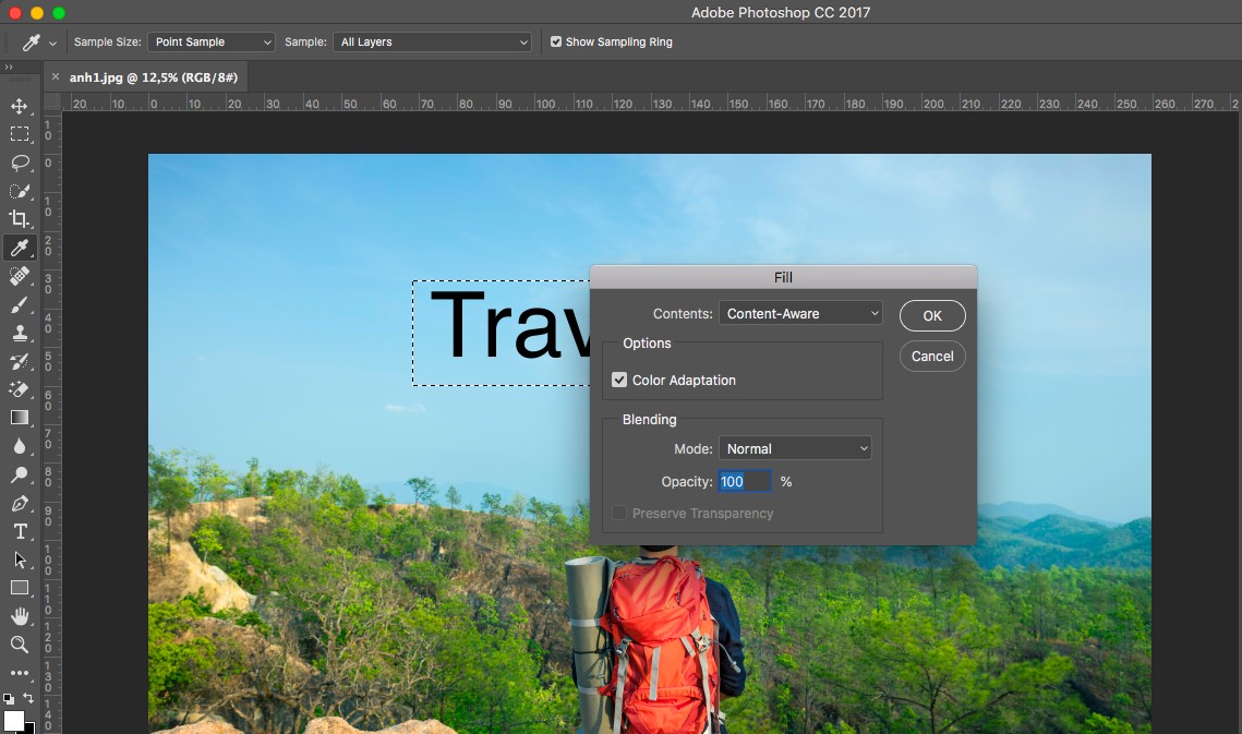 cach xoa chu tren anh bang photoshop don gian hacom 9