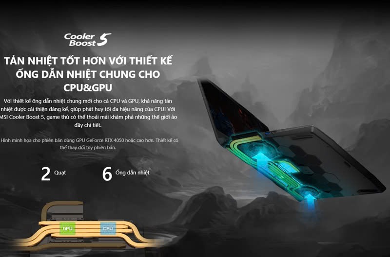 Laptop MSI Katana 15 B13UDXK-2270VN (i5-13500H/8G/1TB SSD/15.6FHD@144Hz/WL/BT/3C/6G_RTX 3050/ALUp/W11SL/RGB_KB/ĐEN/2Y+Balo) 