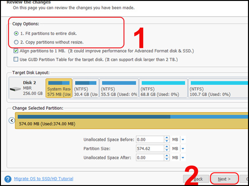Chuyển Win từ HDD sang SSD th&agrave;nh c&ocirc;ng