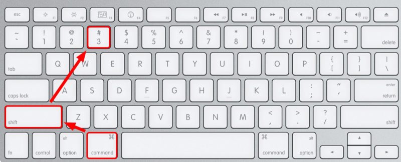 Cách chụp toàn màn hình MacBook bằng phím tắt