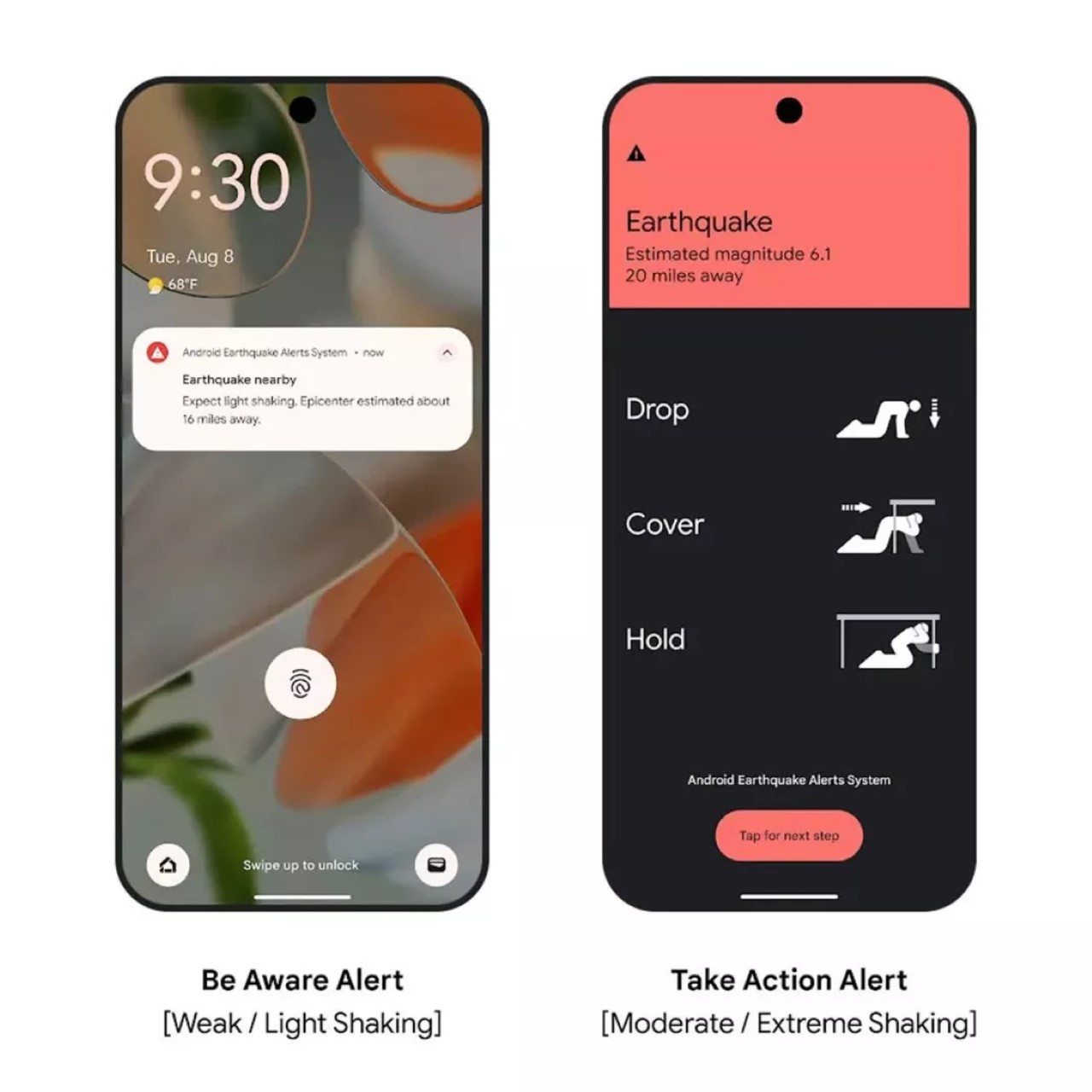 Google dùng 2 tỷ điện thoại Android để phát hiện động đất