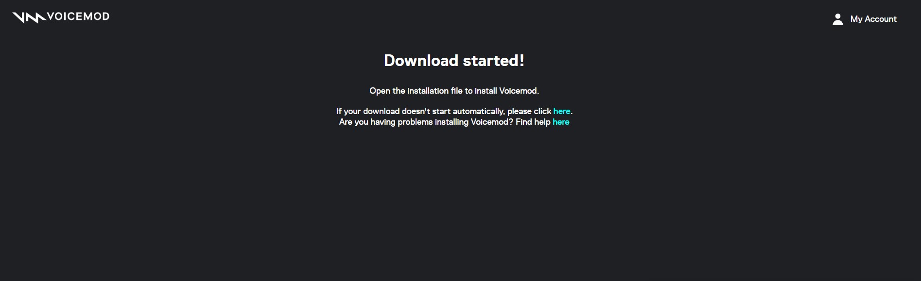Bước 2: download phiên bản mới nhất của voicemod.