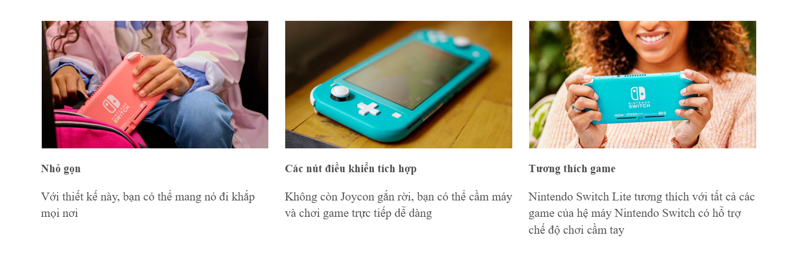 Máy chơi game Nintendo Switch Lite - Coral - Màu hồng 3