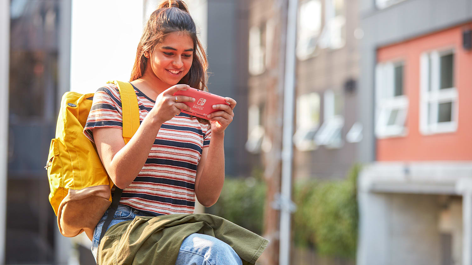 Máy chơi game Nintendo Switch Lite - Coral - Màu hồng7