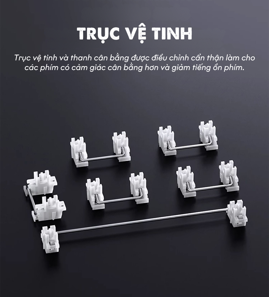 Bàn phím cơ AULA F87 3 mode Đen Trắng Xanh dương (TypeC + 2.4G + Bluetooth, Grey wood V3 switch, led RGB) 11