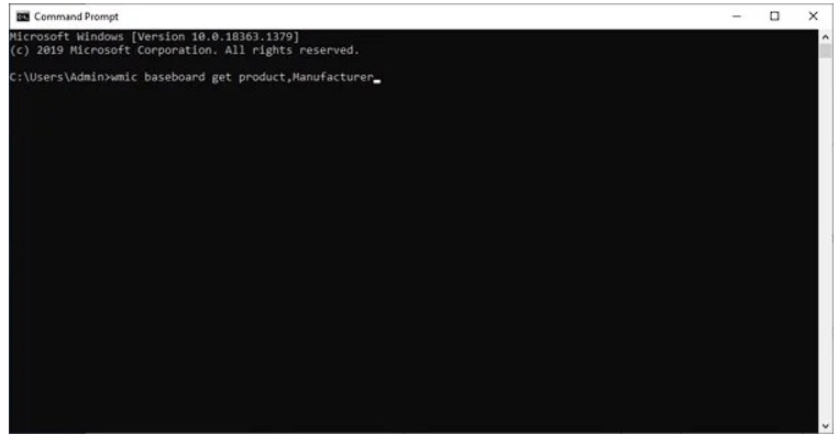 Cách kiểm tra main máy tính bằng CMD Command Prompt bước 2-1