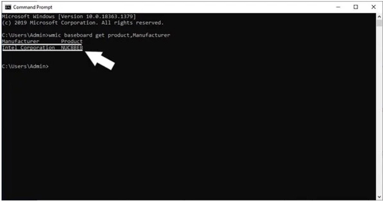 Cách kiểm tra main máy tính bằng CMD Command Prompt bước 2-2