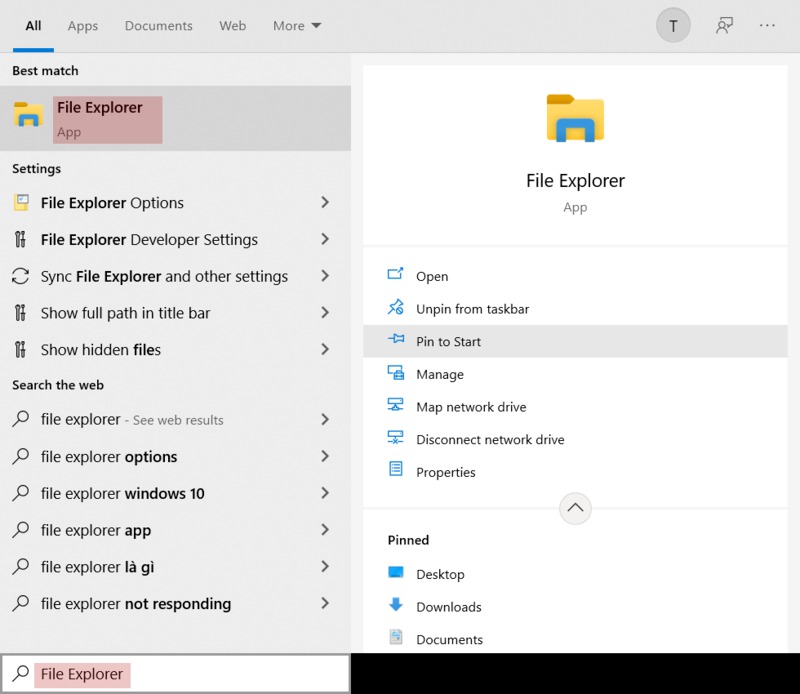 sử dụng windows explorer dùng để làm làm gì