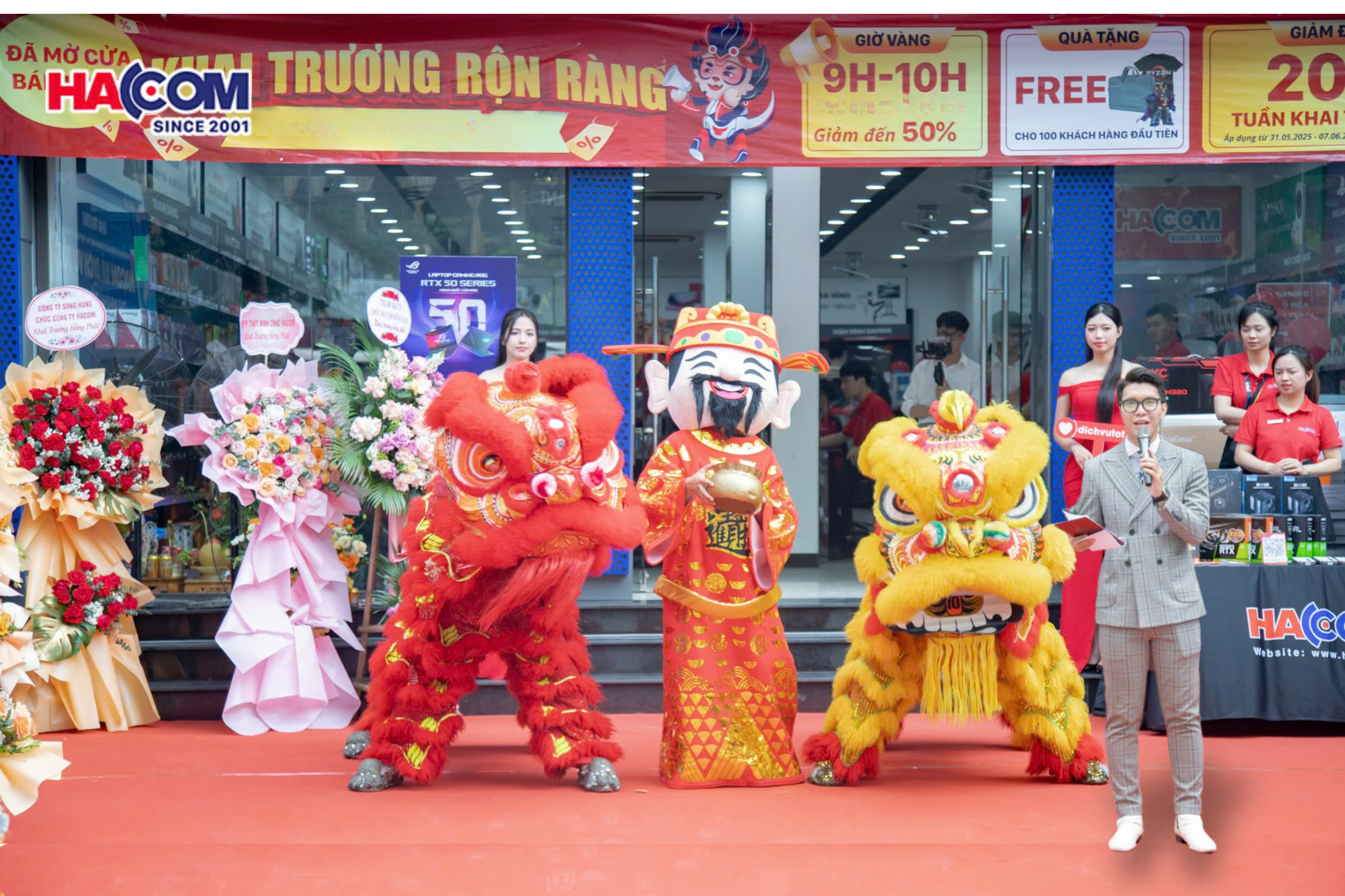 HACOM HÂN HOAN KHAI TRƯƠNG 02 SHOWROOM MỚI