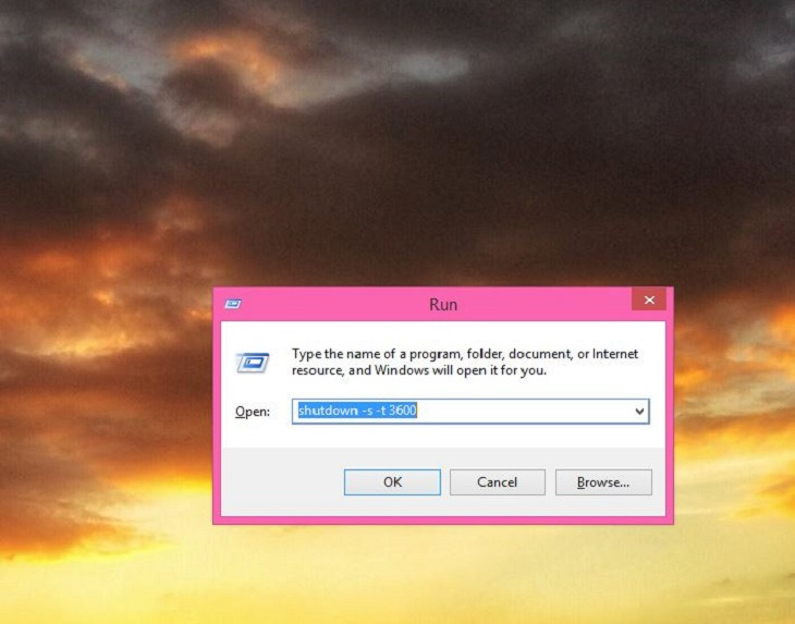 Cách hẹn giờ tắt máy tính PC bằng hộp thoại Run bước 1