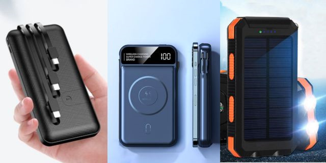 Các loại pin dự phòng phổ biến