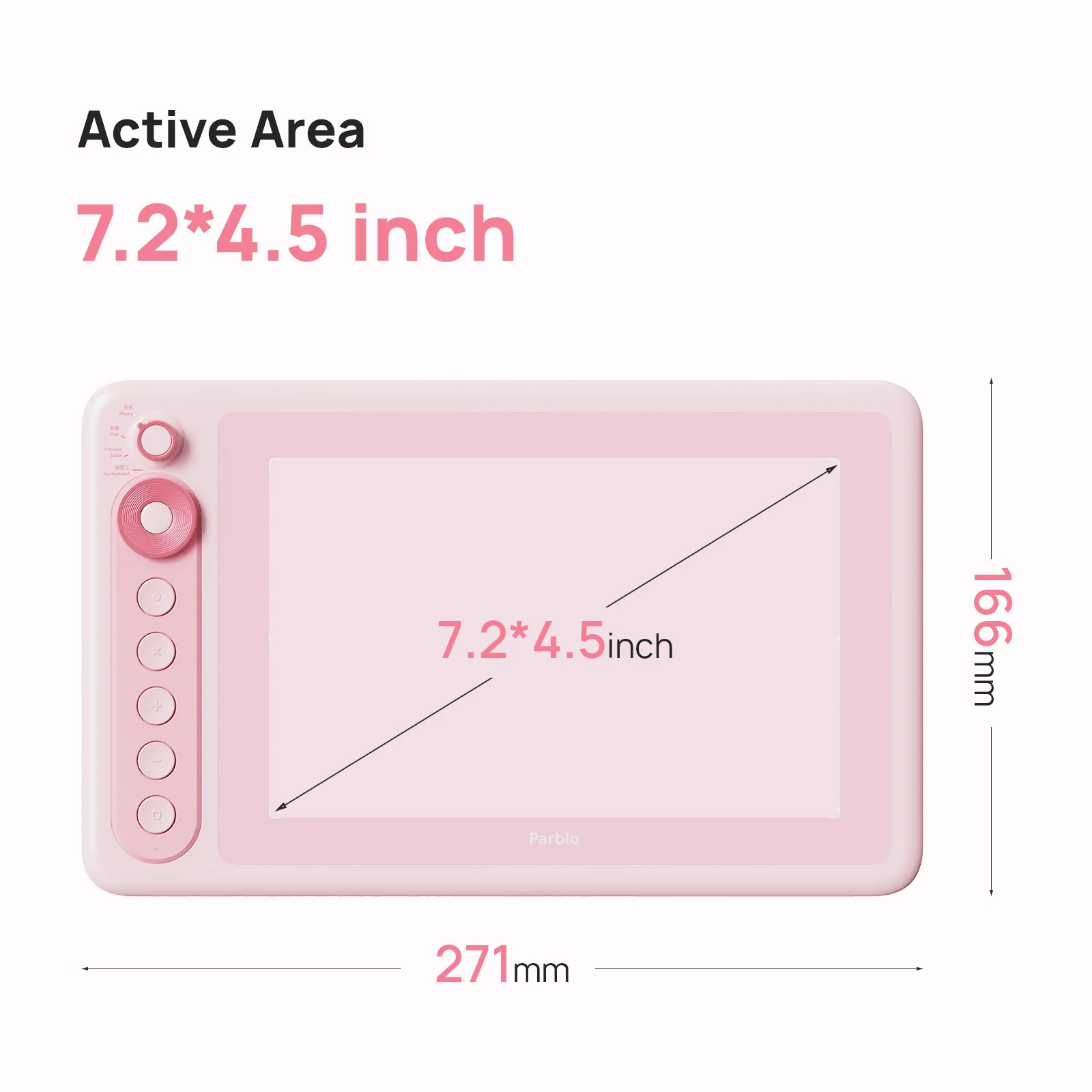 Bút S01 không pin 8192 mức lực nhấn, ±60° nghiêng, 266PPS